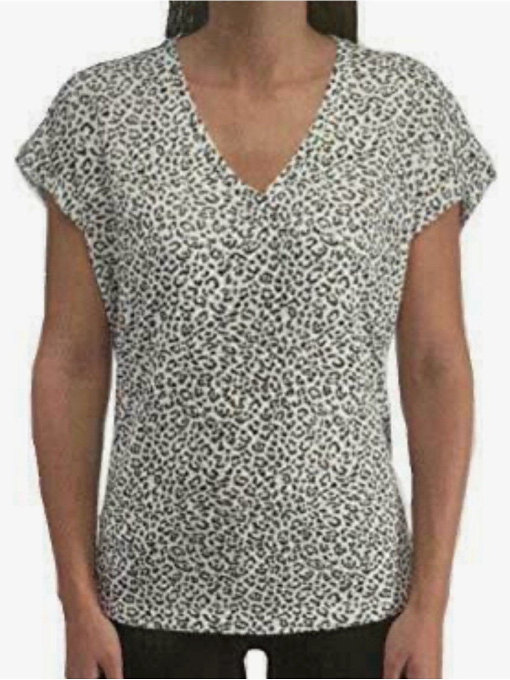 Bobeau Leopard Print Women's Top XXL
